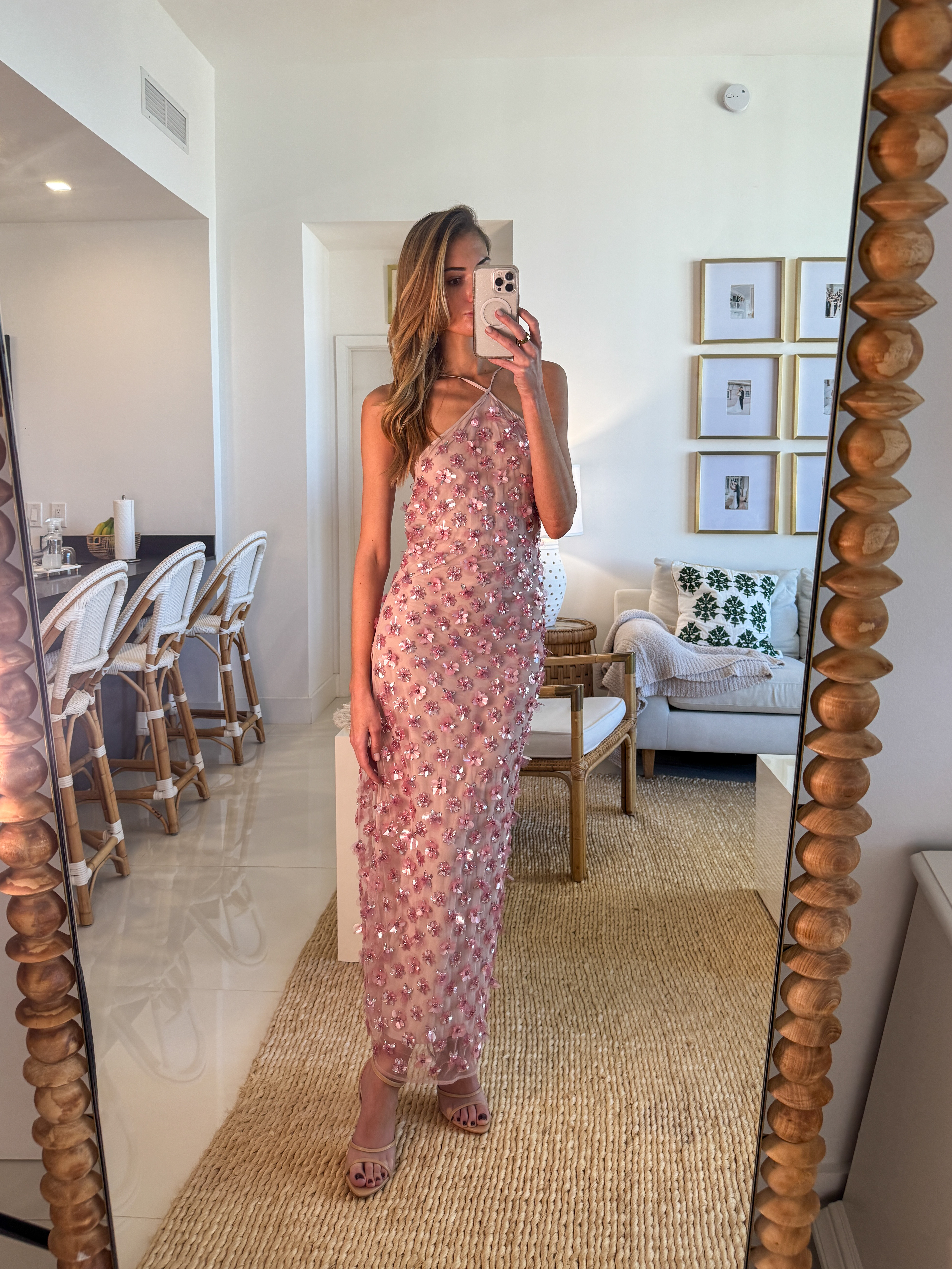 Des Phemmes Floral Sequin Dress. 💫 Wearing a size 2. I'm 5'10" for reference. Tags: des phemmes floral sequin dress, des phemmes sequin dress, des phemmes dress dupe, des phemmes dress dupes, des phemmes pink dress dupe, des phemmes floral dress dupe, pink sequin maxi dress, pink floral sequin dress, pink 3d floral maxi dress, 3d floral sequin dress, pink embellished maxi dress, pink sequin formal dress, pink sequin gala dress, pink sequin wedding guest dress, pink wedding guest dress, pink formal dress, pink evening gown, halter maxi dress, pink halter maxi dress, sequin cocktail dress, floral applique maxi dress, engagement party dress, bridal shower dress, rehearsal dinner dress, summer wedding guest dress, spring wedding guest dress, pink maxi dress, sequin maxi dress