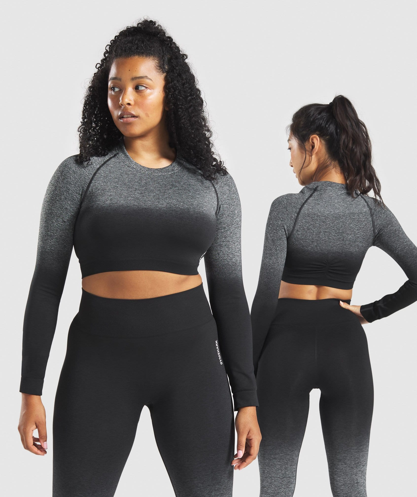 adapt ombre seamless long sleeve crop top | Gymshark (Global)