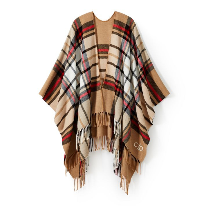 Italian Plaid Poncho | Mark and Graham
