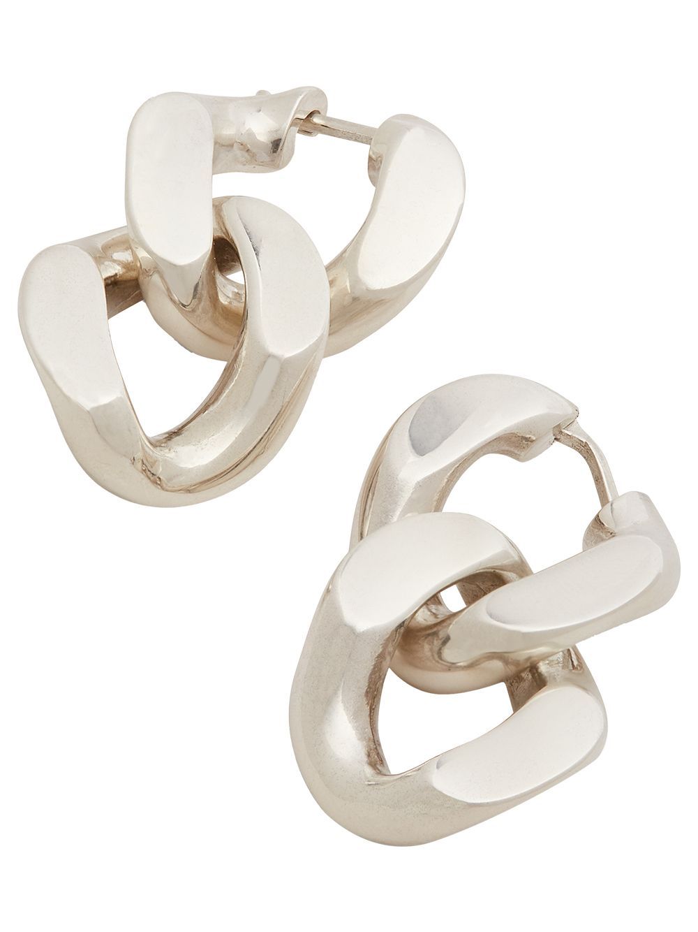 double chain-link earrings | Farfetch (US)