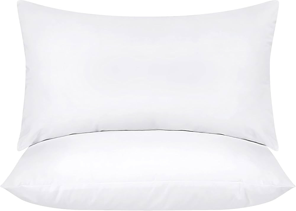 Utopia Bedding Throw Pillows Insert (Pack of 2, White) - 12 x 20 Inches Bed and Couch Pillows - I... | Amazon (US)