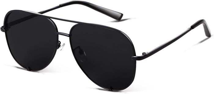 Oversized Aviator Sunglasses for Women Men Big Large UV Protection | Amazon (US)