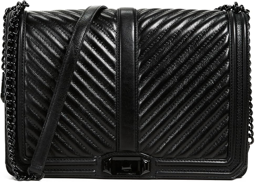 Rebecca Minkoff Women's Chevron Love Cross Body Bag | Amazon (US)