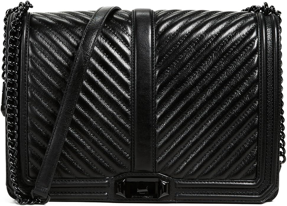 Rebecca Minkoff Women's Chevron Love Cross Body Bag | Amazon (US)