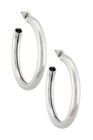 8 Other Reasons Memphis Hoops Earrings in Silver from Revolve.com | Revolve Clothing (Global)