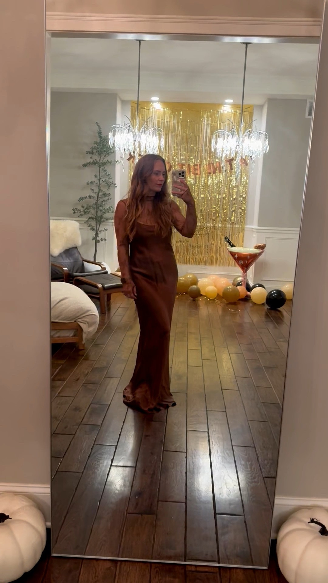 Last nights outfit for a close friend’s “Tini Bit Older” party. Everyone wore espresso martini colors.

Ps this dress is from my favorite Ukrainian brand on Etsy and is my 7th purchase from them

Fall style, Autumn, brown outfit, chocolate

#LTKSeasonal