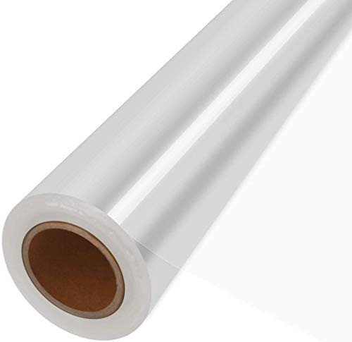 JOYIT 100 ft Clear Cellophane Wrap Roll (31.5 in x 100 ft) - 3 Mil Thicken Cellophane Roll,Cellop... | Amazon (US)
