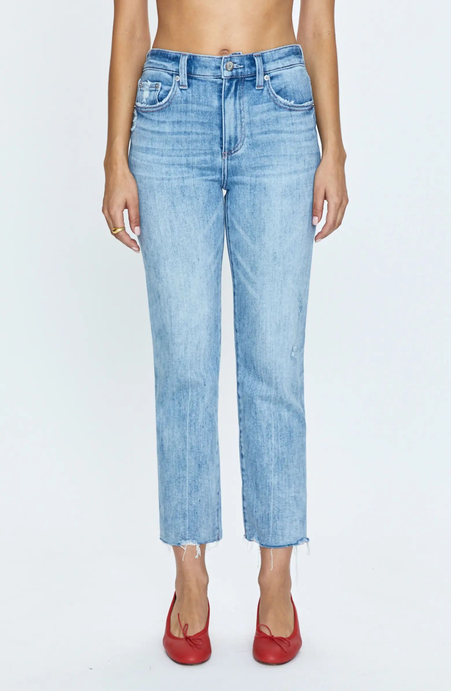 Monroe High Waist Crop Cigarette Jeans | Nordstrom