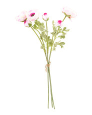 Set Of 3 Faux Ranunculus Stems | Plants & Planters | Marshalls | Marshalls