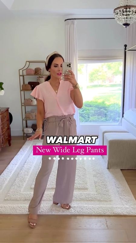 $20 viral pants + $17 tops alert! 👏 Comment LINK below for direct links sent right to your DMs! 😍 We found the cutest tie waist pants that are so comfy and perfect for spring & summer! They come in 15+ colors and run true to size {but size up if between for the best fit}. We have size small on here. They are breezy too so perfect for warm temps! ☀️We are also loving these adorable flutter sleeve blouses that comes in a ton of colors. This crochet waffle knit top does as well! 🛍️ Comment below if you’d like us to send you all the details! P.S. these tops are on sale for just $17 and come in tons or colors as well! 🎉

#LTKWorkwear #LTKSaleAlert #LTKFindsUnder50