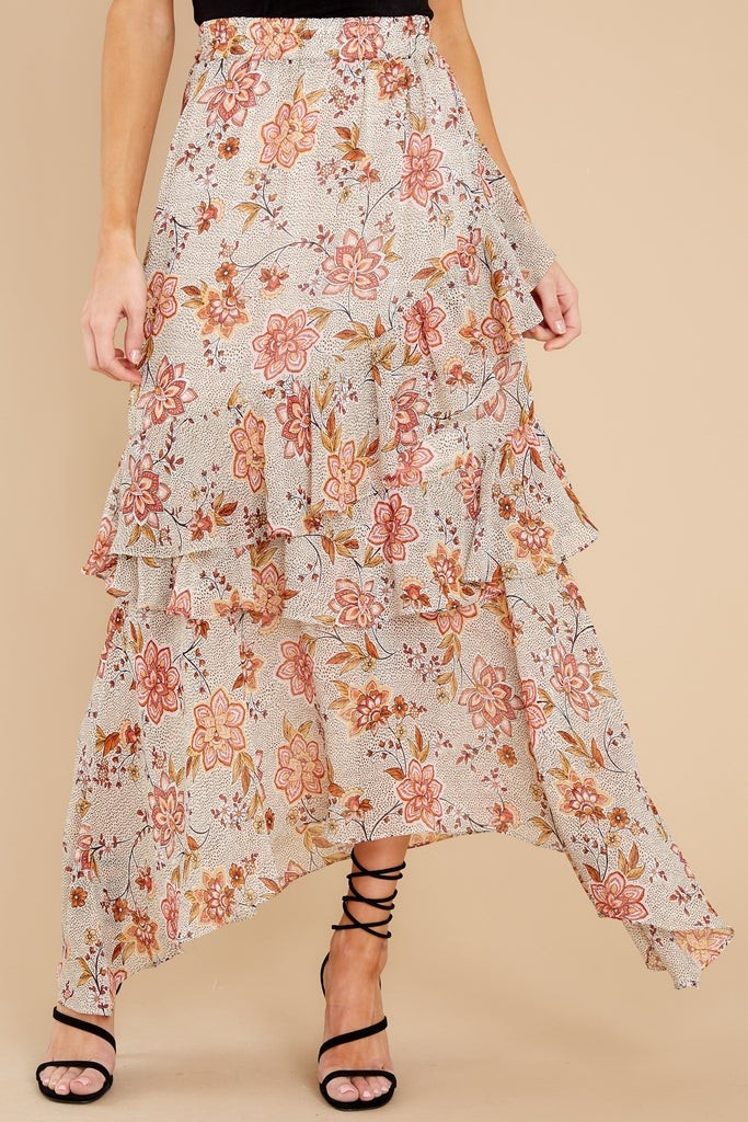 Alcha Multi Midi Skirt | Red Dress 