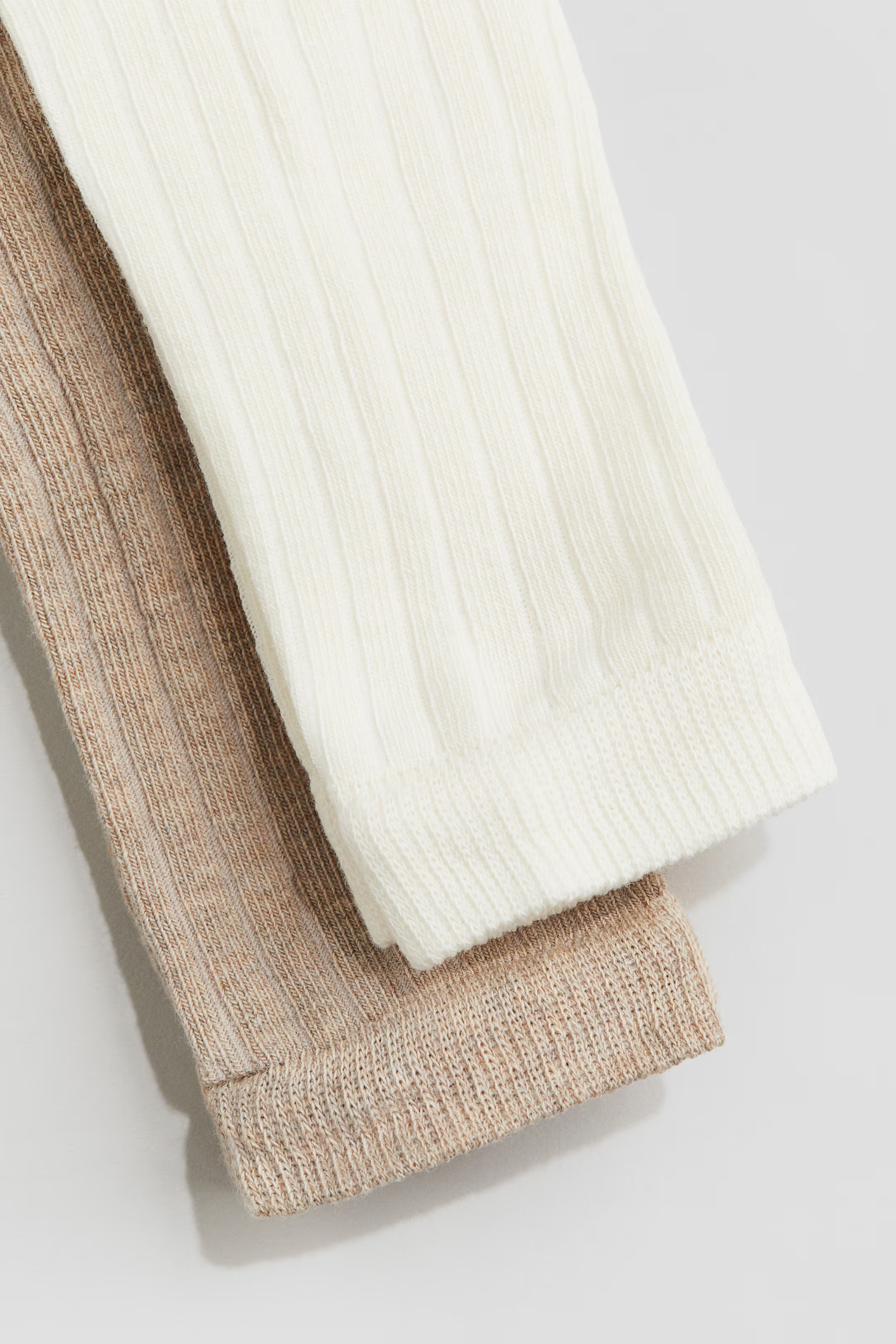 2-pack Ribbed Footless Tights | H&M (US + CA)