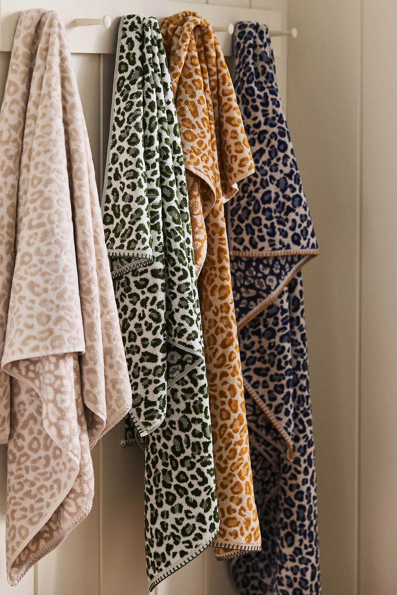 Lola Leopard Bath Towel Collection | Anthropologie (US)