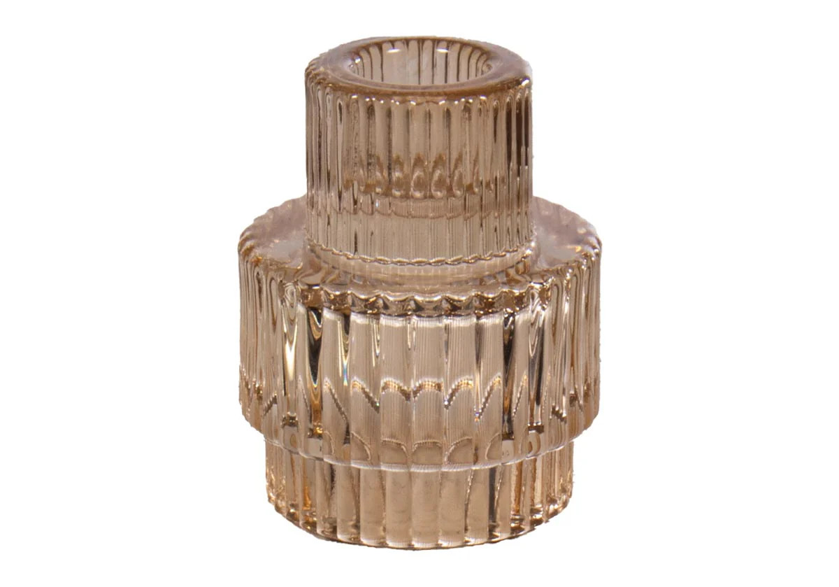 VINTAGE RIBBED CANDLE HOLDER | Alice Lane Home Collection
