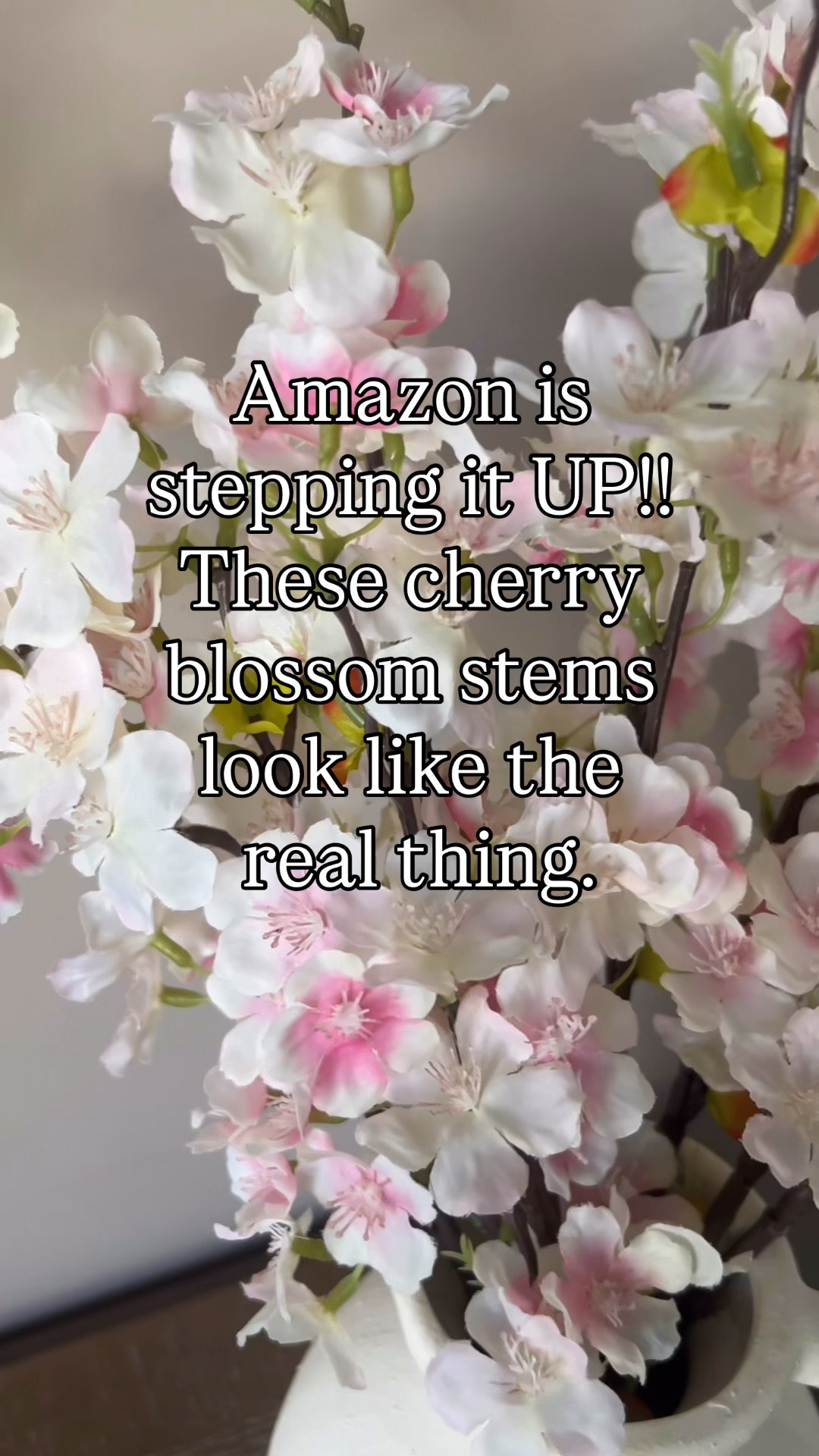 Amazon is stepping it UP!! These cherry blossom stems look so real 🌸 They instantly make any space feel like spring without the maintenance. The easiest seasonal glow-up ever.

 ➔ U.S. shoppers - find it on Amazon.com here: https://amzn.to/3Nwk6DQ


#LTKSpringSale #LTKHome #LTKSeasonal