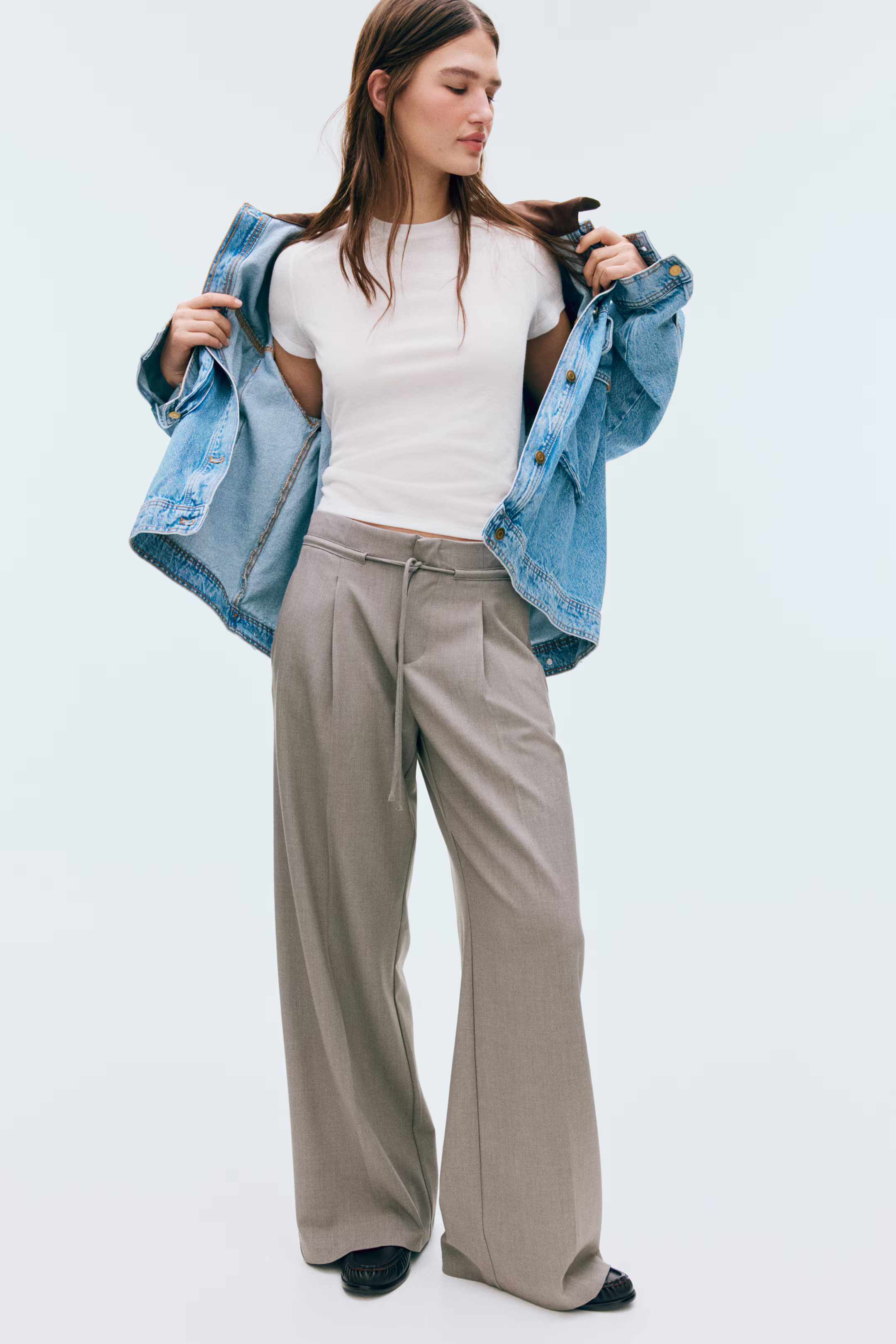 Tailored drawstring trousers | H&M (UK, MY, IN, SG, PH, TW, HK)