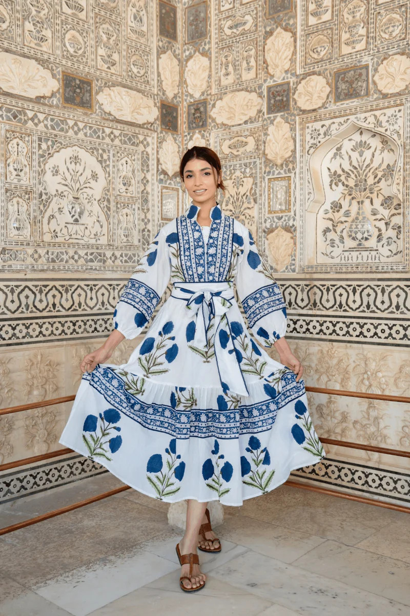 Sue Sartor Flounce™️ | French Blue Marigold | SUE SARTOR