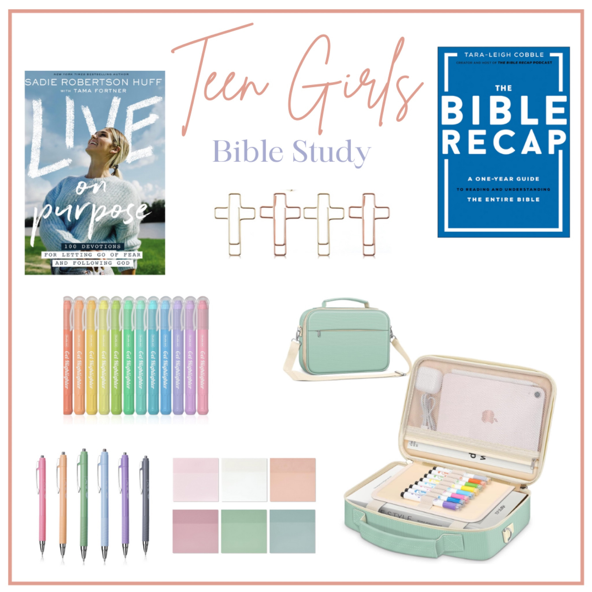 ✨Teen girl Bible Study Tools✨ These could be perfect for ladies of any age!! These gel highlighters are the BEST because they don’t bleed! #teengirlgift #biblestudy

#LTKCyberWeek #LTKGiftGuide #LTKfindsunder50