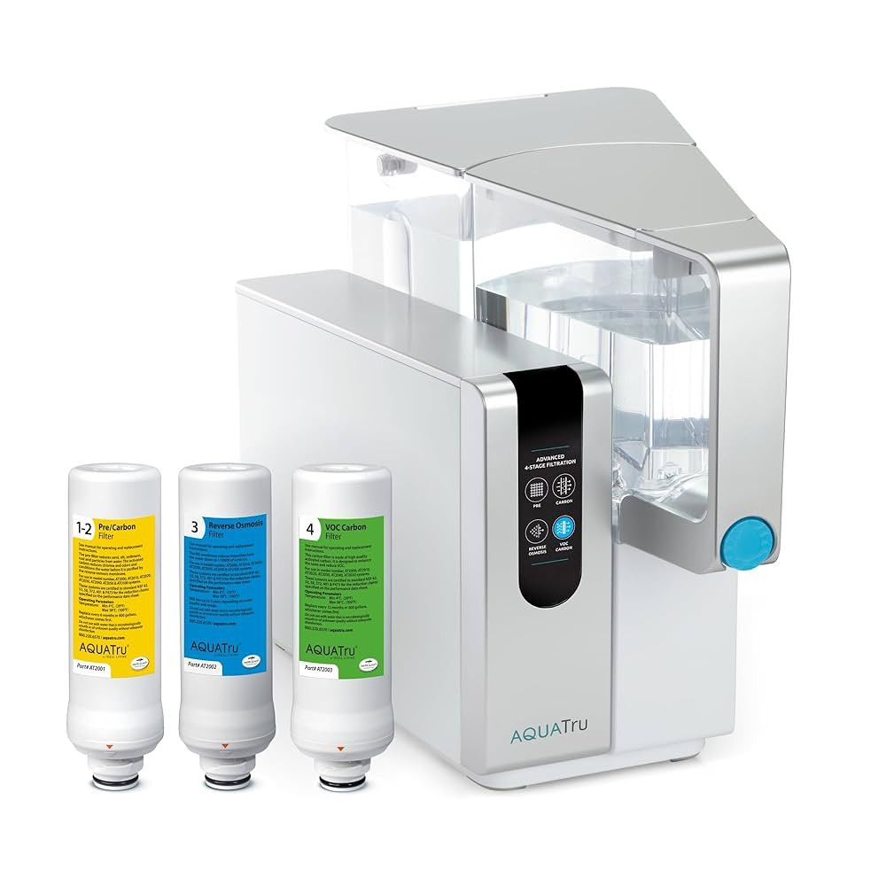 AquaTru Classic Countertop Water Filtration Purification System for PFAS & Other Contaminants wit... | Amazon (US)