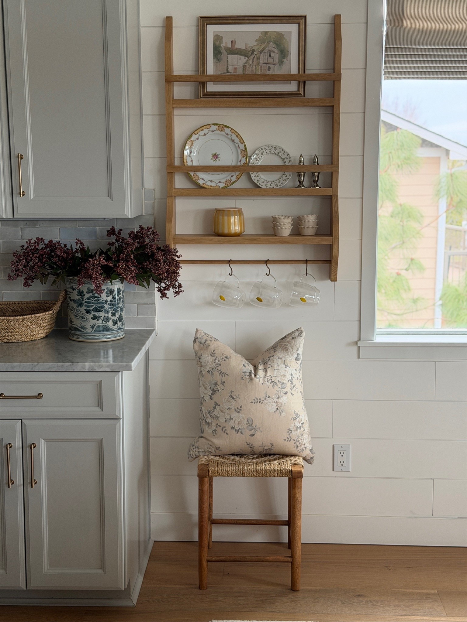 It was only fitting that I added some yellow to my kitchen shelf for the spring season! This plate was the inspiration behind it all, and I couldn’t love how it turned out more! 

#LTKHome