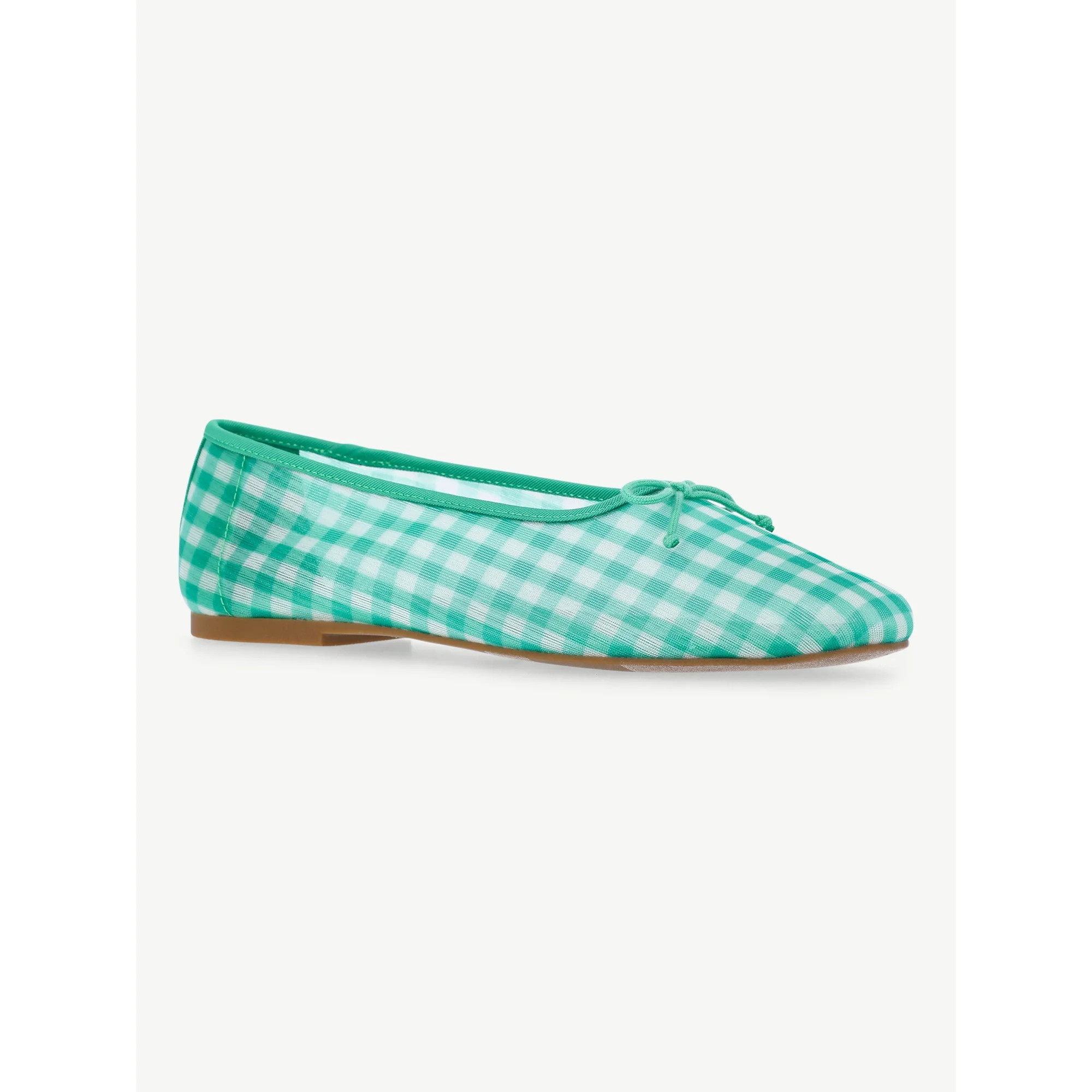 No Boundaries Women's Mesh Ballet Bow Flats | Walmart (US)