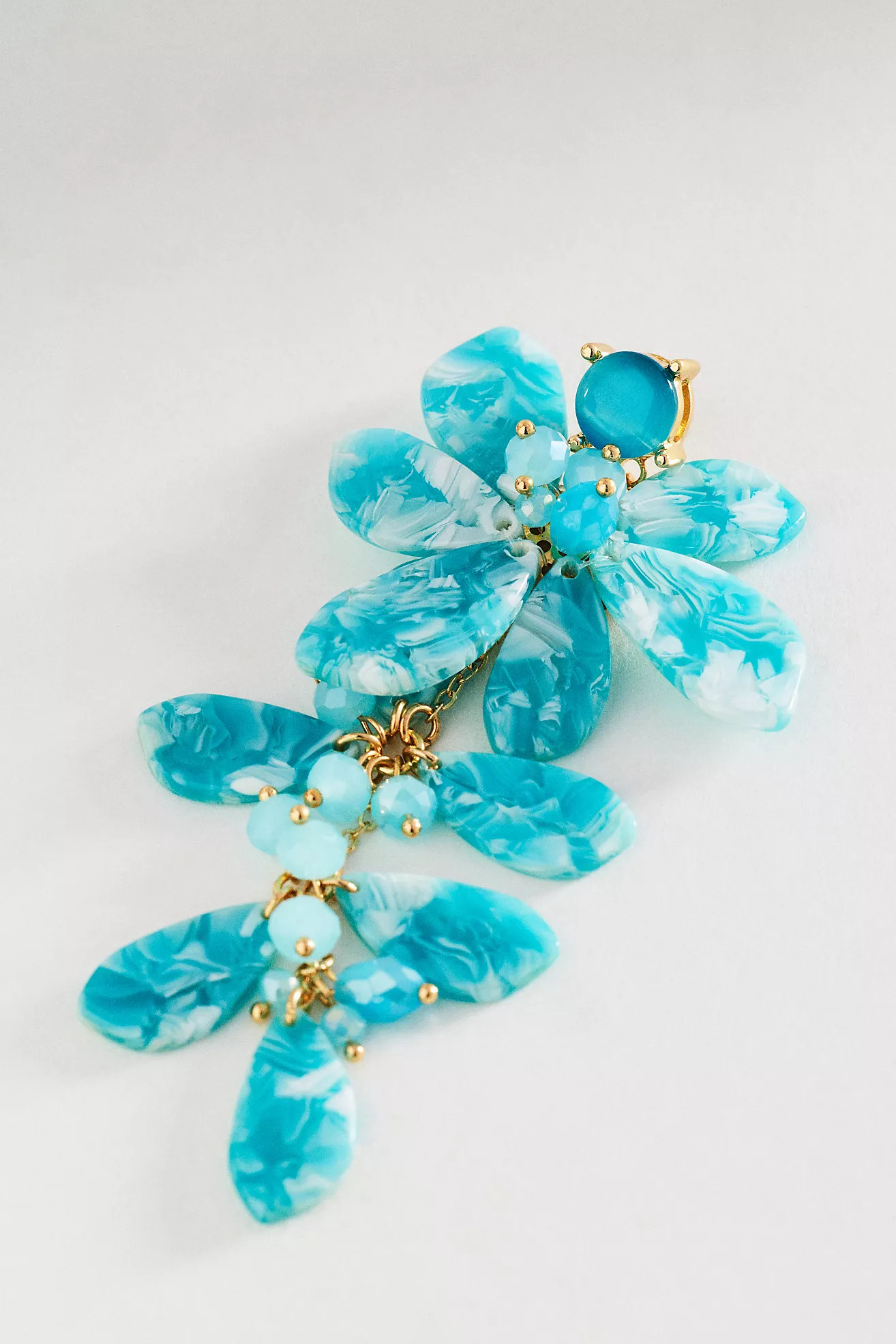 Resin Floral Drop Earrings | Anthropologie (US)
