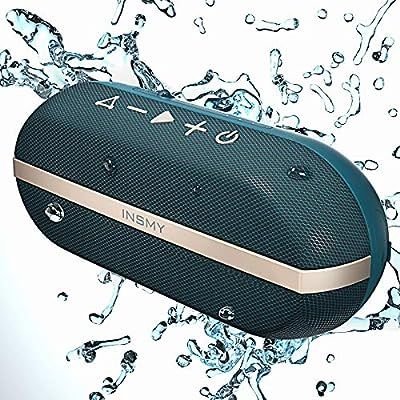 INSMY Portable Bluetooth Speakers, 20W Wireless Speaker Loud Stereo Sound Rich Bass, IPX7 Waterpr... | Amazon (US)