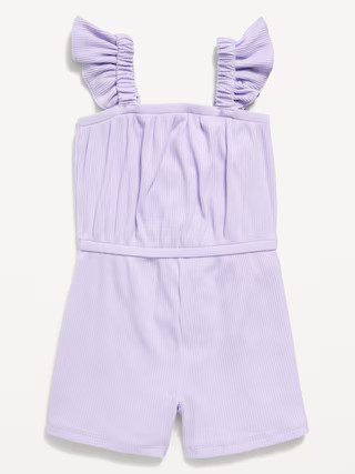 Sleeveless Ribbed Romper for Toddler Girls | Old Navy (US)