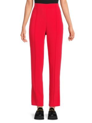 Cinq à Sept Brianne Pintuck Crepe Pants on SALE | Saks OFF 5TH | Saks Fifth Avenue OFF 5TH