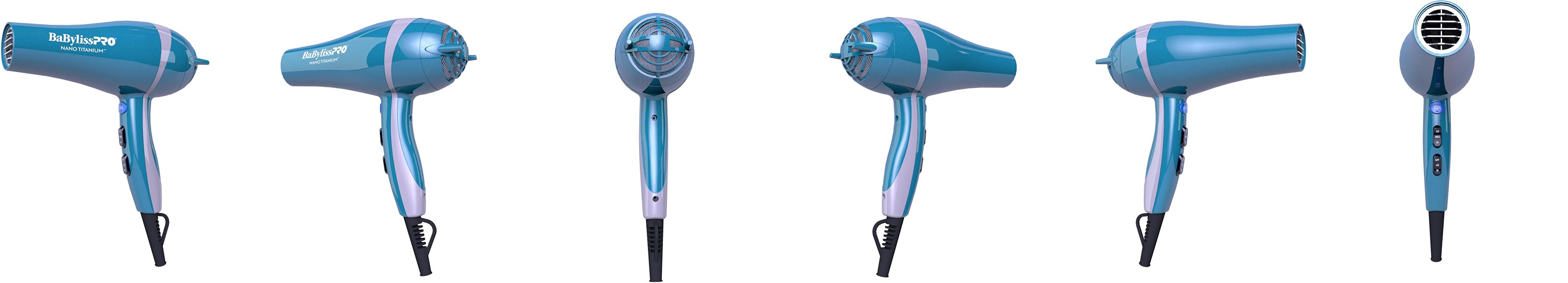 BaBylissPRO Hair Dryer, Nano Titanium 2000-Watt Blow Dryer, Hair Styling Tools & Appliances, BNT5... | Amazon (US)