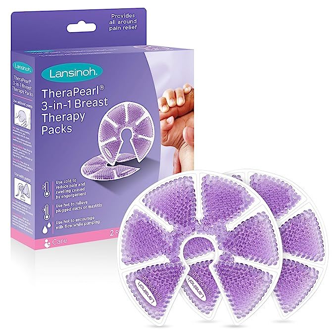Lansinoh TheraPearl Breast Therapy Pack, Breastfeeding Essentials, 2 Pack | Amazon (US)