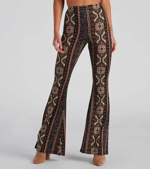Festive Medallion Flare Pants | Windsor Stores