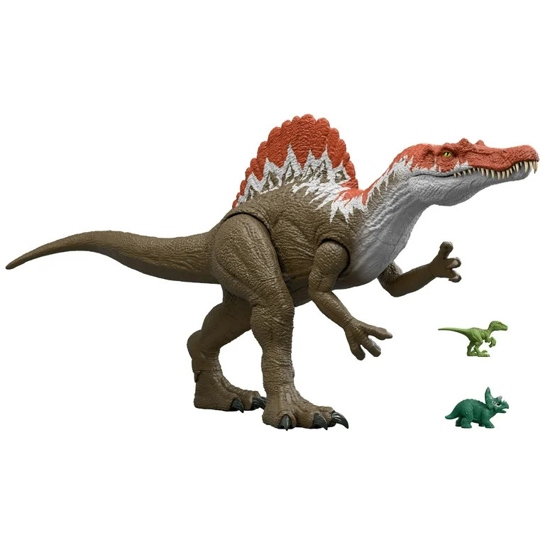 Jurassic World Super Colossal Spinosaurus Pack, 36 Inch Long Dinosaur Toy & 2 Mini Figures - Walm... | Walmart (US)