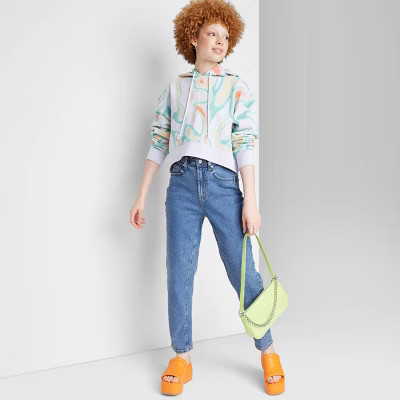 Women's Super-High Rise Tapered Jeans - Wild Fable™ Medium Wash | Target