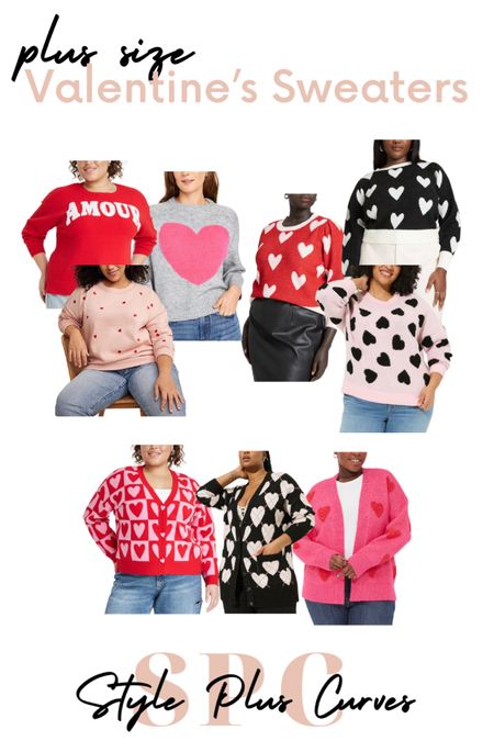 I found some of the cutest, coziest plus size Valentine’s Day sweaters! All the red and pink, all the hearts, and all the style! 

#LTKfindsunder50 #LTKSeasonal #LTKplussize