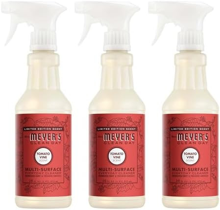 Mrs. MEYER'S CLEAN DAY Multi-Surface Everyday Cleaner, Tomato Vine Scent, 16 Fl Oz Bottle - 3 Pac... | Amazon (US)