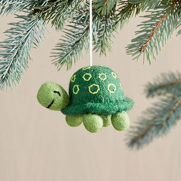 St. Jude Felt Turtle Ornament | West Elm (US)