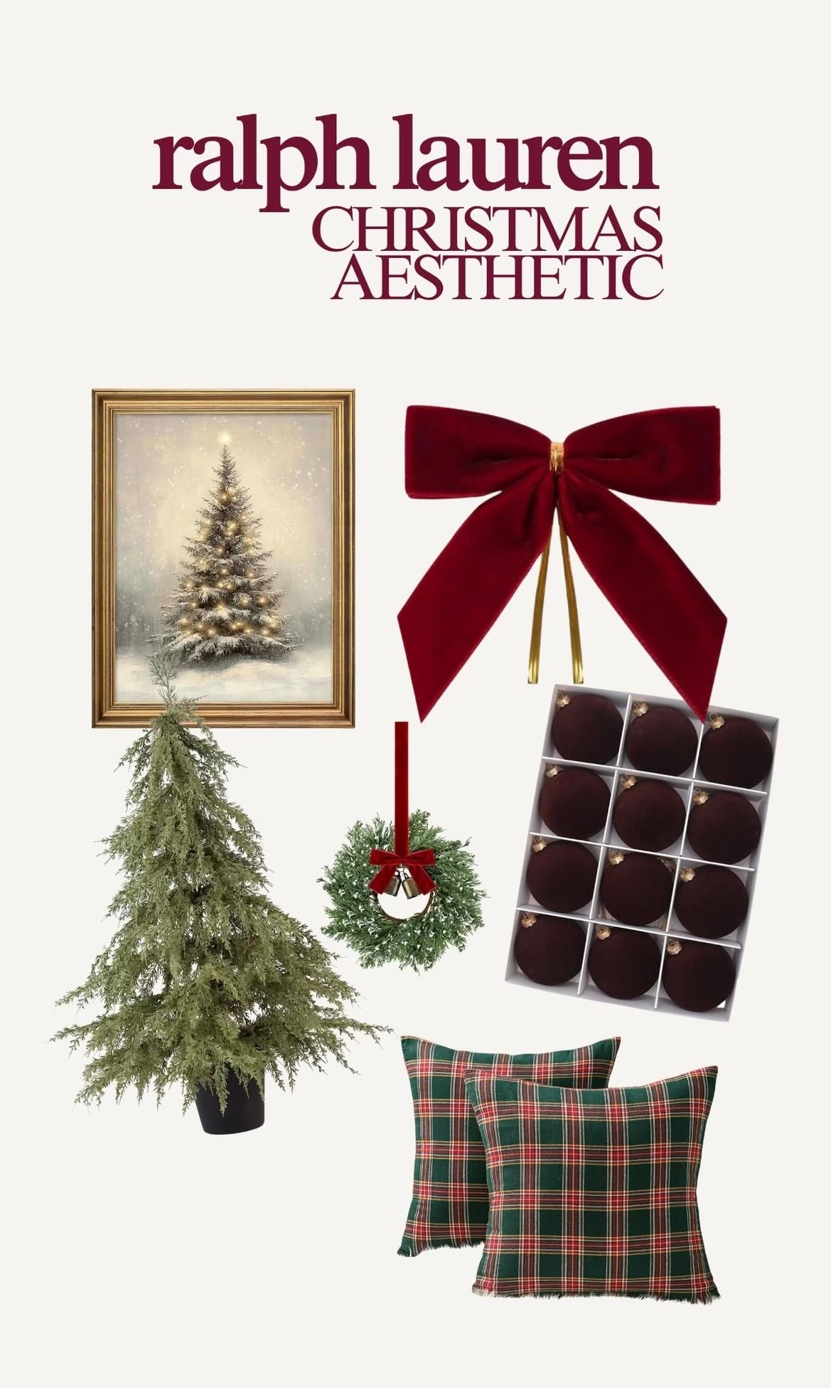 Ralph Lauren Christmas aesthetic 

#christmasdecor #holiday #aesthetic 

#LTKcanada