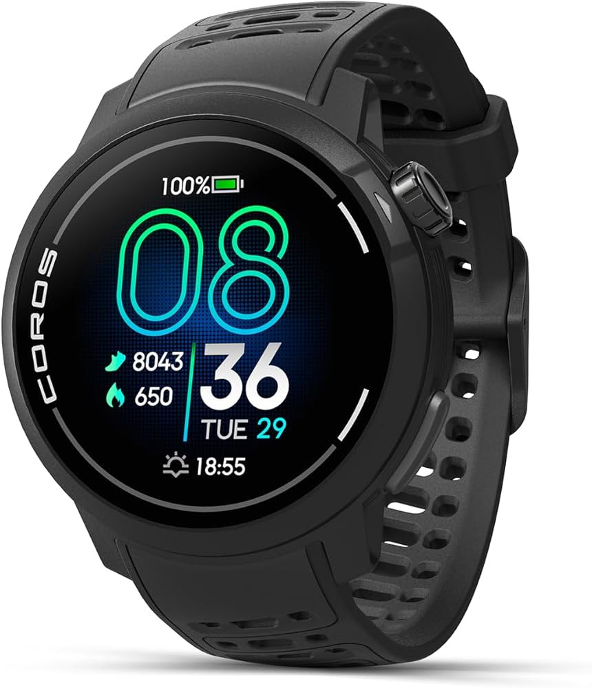 COROS PACE Pro GPS Sport Watch, 1.3-inch AMOLED Touchscreen, Fastest in Class Processor Running W... | Amazon (US)