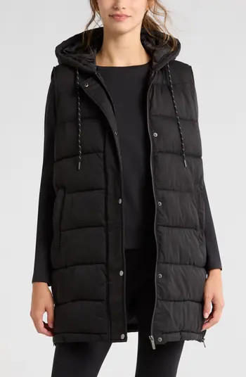 Long Hooded Puffer Vest | Nordstrom