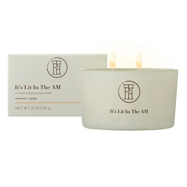 BODY BY TPH It’s Lit In The AM Aromatherapy Mood-Boosting Scented Candle for Productivity, Aler... | Walmart (US)