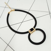 statement Necklace For Women, Black & Gold Chunky Necklace, Big Geometric Women | Etsy (US)