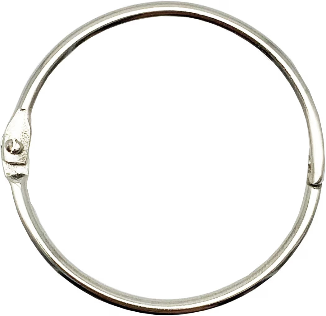 2 Inch (15 Pack) Loose Leaf Binder Book Rings, with Metal Nickel Plated for Key,and Index Cards, ... | Amazon (US)
