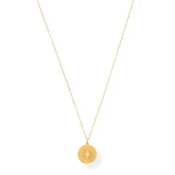 Ellie Vail - Rue Sunburst Disc Necklace | Ellie Vail Jewelry