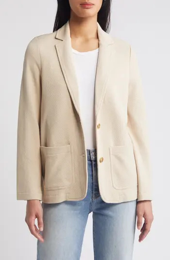 Caslon® Relaxed Knit Blazer | Nordstrom | Nordstrom