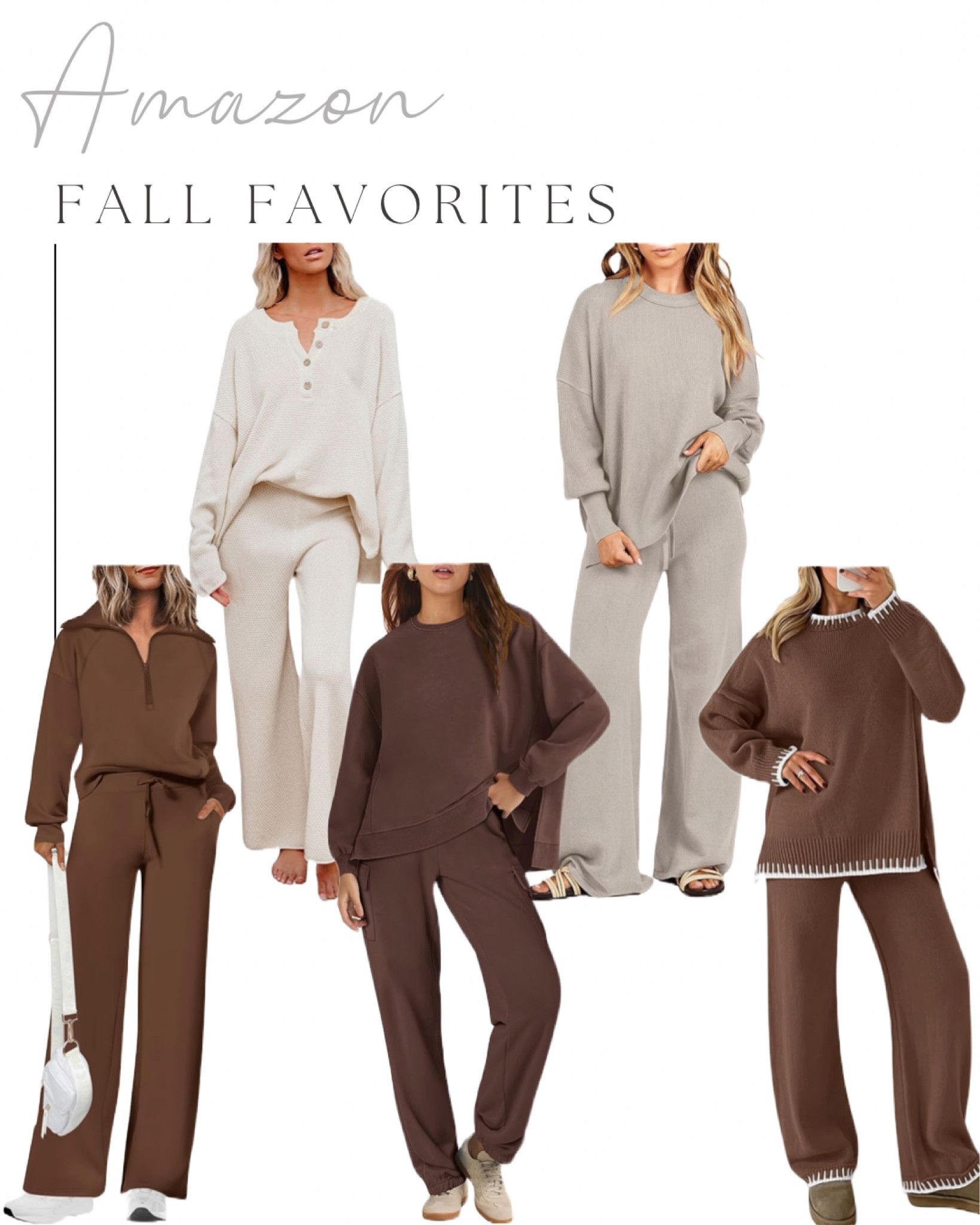 Amazon fall two piece sets!


Sweaters, women’s sweaters, basics, staple pieces, cardigan, sweater vest, fall sweaters, fall outfit, fall fashion, two piece set, loungewear, back to school, teacher outfits, Amazon finds, sweater dress, fall dresses, fall outfits, work outfit, jeans, Halloween, country concert outfit, maternity 

#LTKfindsunder50 #LTKSeasonal #LTKstyletip