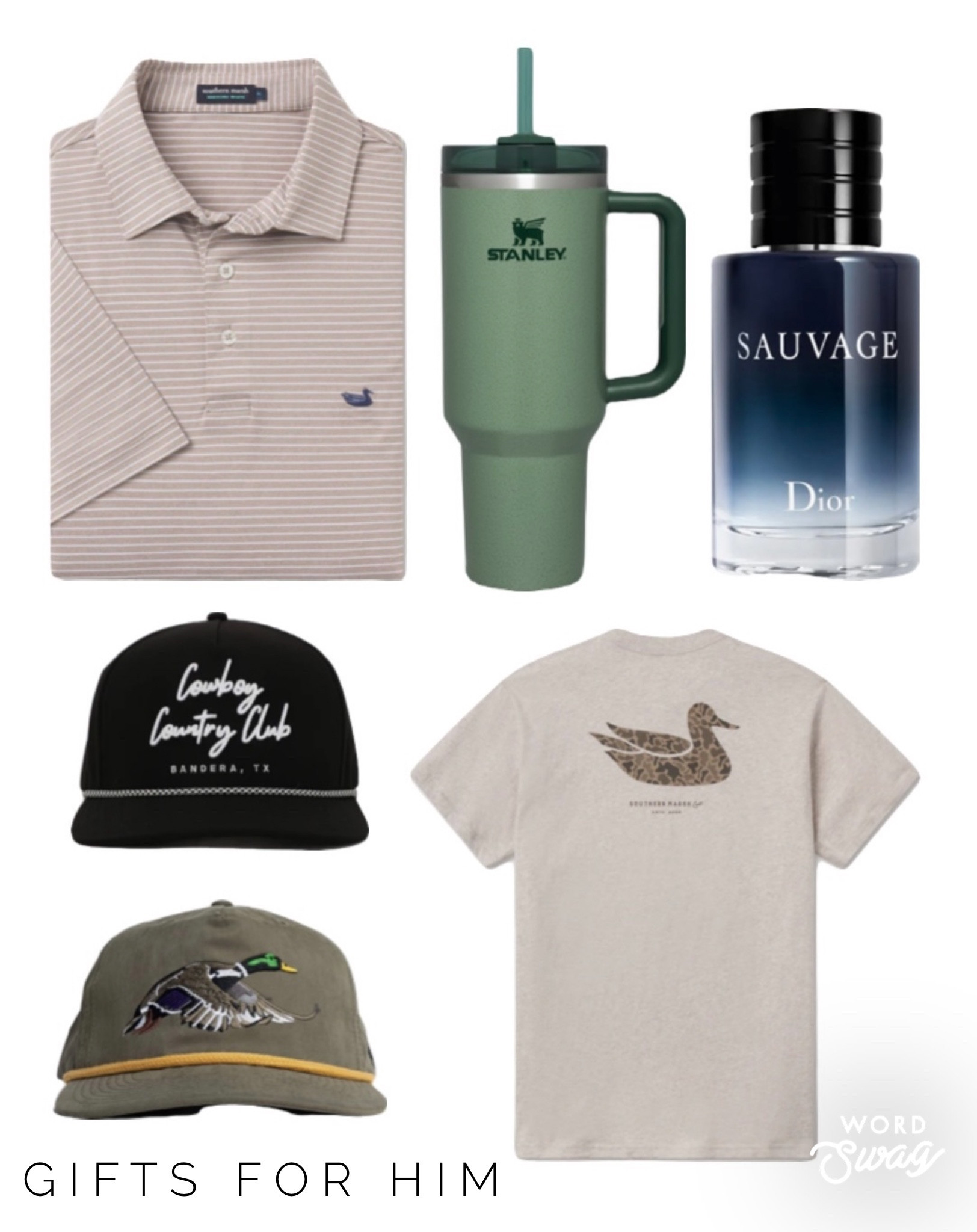 Gifts for him 
Polo & Shirt: Southern Marsh 
Hats: Cowboy Country Club & Burlebo 

#LTKHoliday #LTKSeasonal #LTKGiftGuide