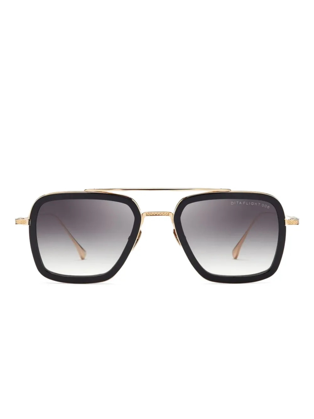 Dita Eyewear geometric-frame sunglasses - Black | Farfetch Global