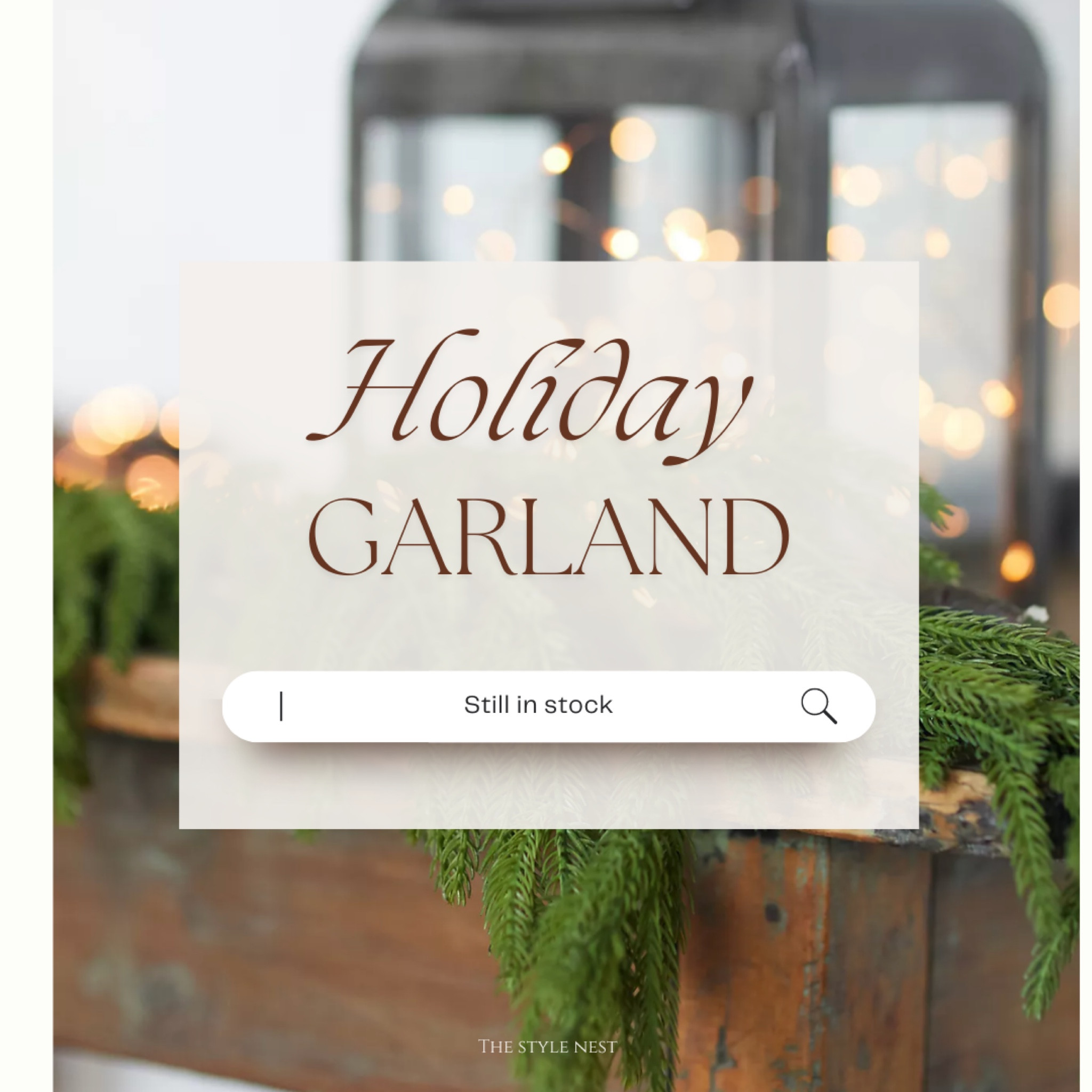 Holiday garlands are selling fast this season. I’ve rounded up a couple that are still in stock! #garland #holidayhomedexor #cedargarland #christmasdecorations 

#LTKhome #LTKSeasonal #LTKHoliday