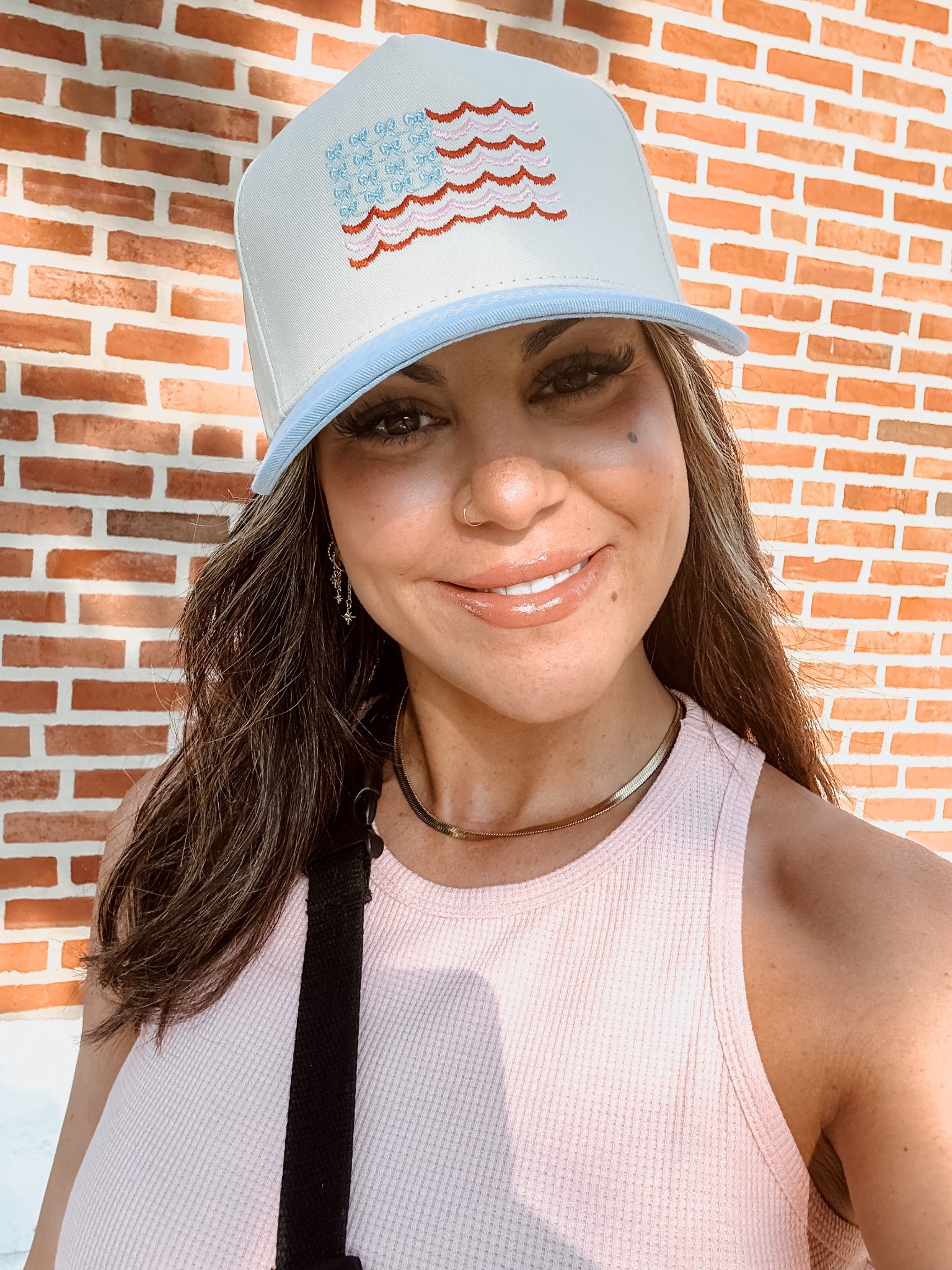 4th of July / Summer Hat
Let freedom ring!! 🇺🇸 
This chic hat is great for the 4th and all summer long!!
Available in light blue or light pink!!
$38!

#LTKFindsUnder50 #LTKStyleTip #LTKSeasonal